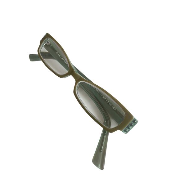 JEAN LAFONT Vintage Nadja Glasses wCrystals Frames Only 50's 60s CAT EYE RETRO - Picture 2 of 8